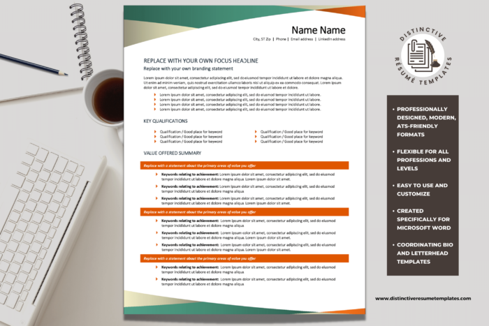 functional resume template 1