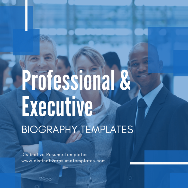 Professional and Executive Biography Templates