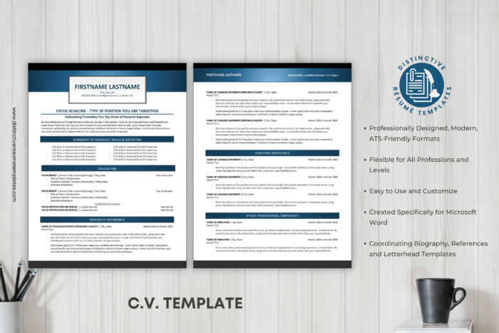 research CV template 2