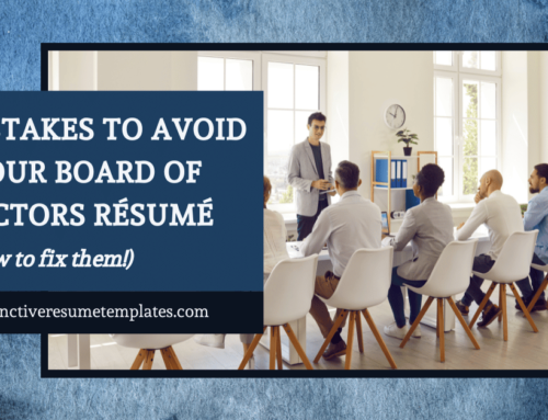 5 Mistakes to Avoid in Your Board Director Resume (And How to Fix Them)